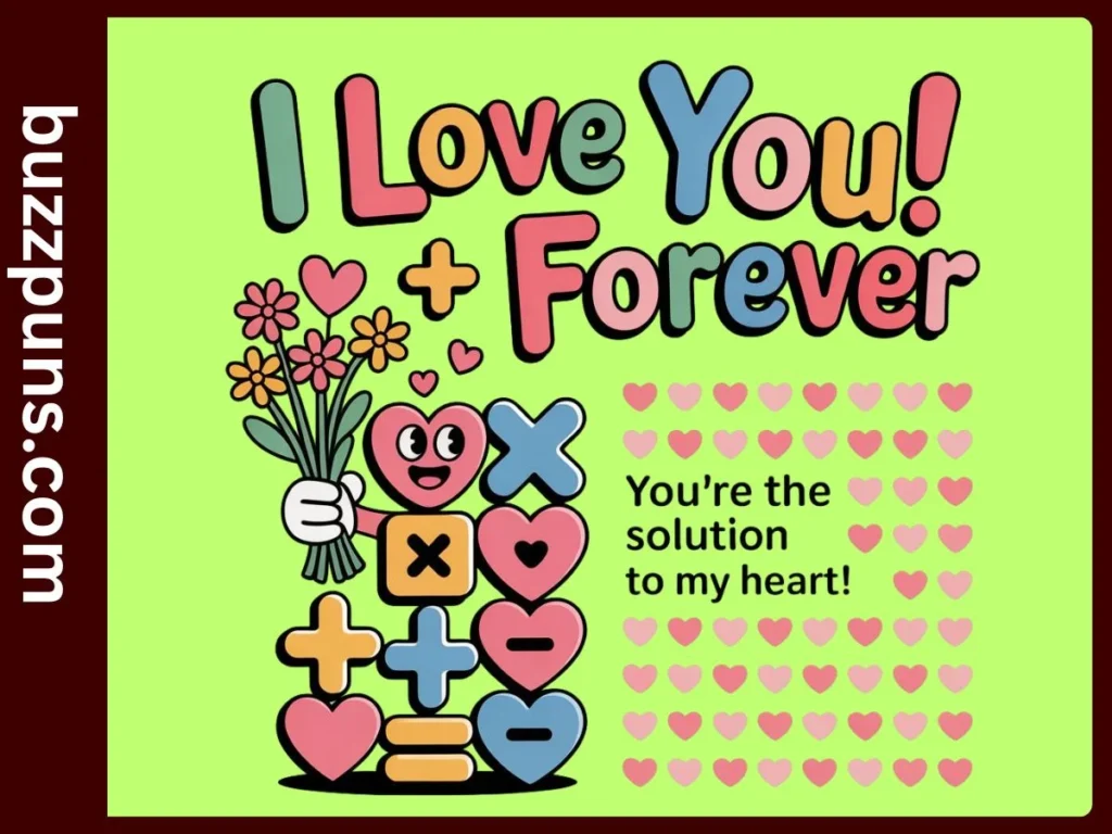 Funny Math Valentines Puns for Nerdy Love