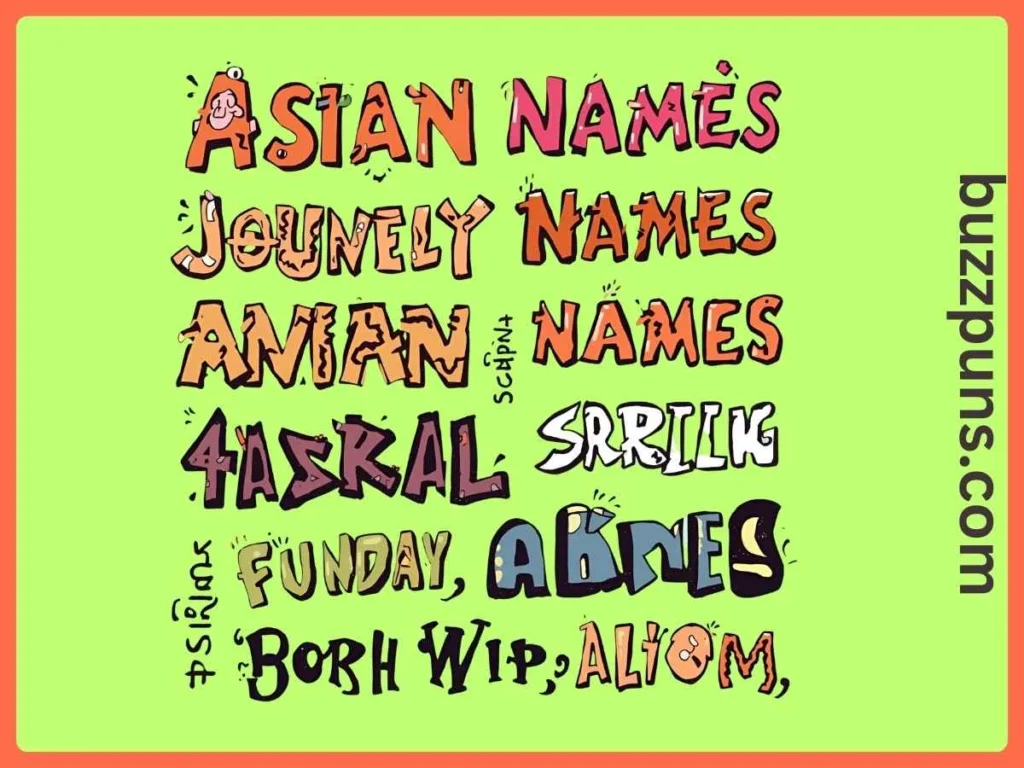 Funny Asian Names Joke 