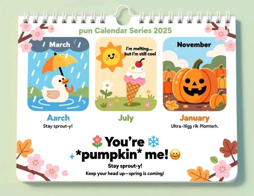 Pun of the Day Calendar 2025 📅