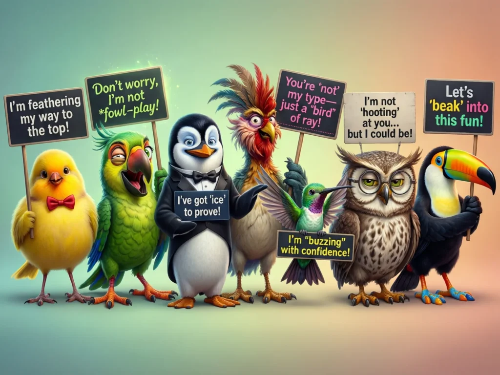 bird puns one liners