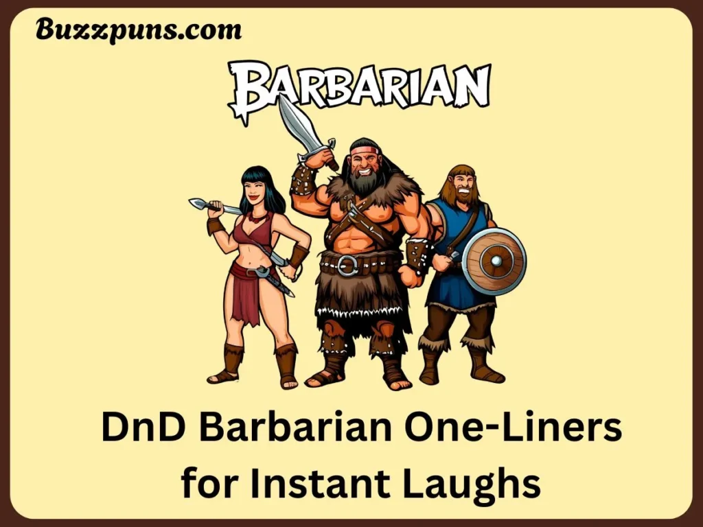 Barbarian One-Liners for Laughs