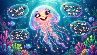 😂 Shockingly Funny 🪼 Jellyfish Puns and Jokes for 2026